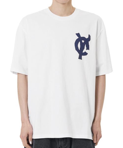 tシャツ 「OY/オーワイ」 BLUE PATCH T/パッチ 半袖カットソー レディース メンズ OY/オーワイ』 BLUE PATCH T/パッチ 半袖カットソー（Tシャツ