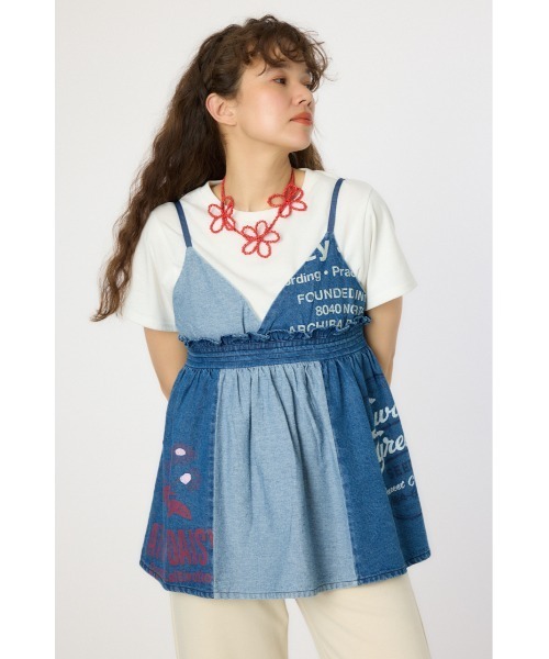 RODEO CROWNS WIDE BOWL（ロデオクラウンズワイドボウル）の「カスタムキャミソール（キャミソール・レディース・ブルー/ブラック系その他/ホワイト系その他・FREE）」の17枚目の写真