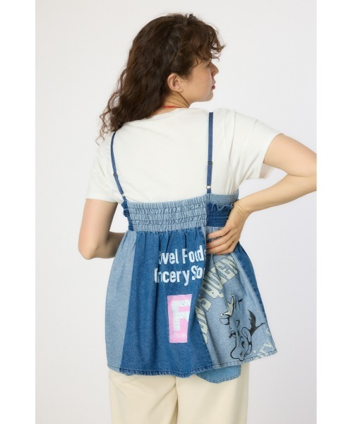 RODEO CROWNS WIDE BOWL（ロデオクラウンズワイドボウル）の「カスタムキャミソール（キャミソール・レディース・ブルー/ブラック系その他/ホワイト系その他・FREE）」の19枚目の写真