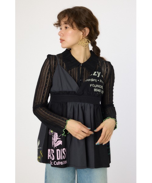 RODEO CROWNS WIDE BOWL（ロデオクラウンズワイドボウル）の「カスタムキャミソール（キャミソール・レディース・ブルー/ブラック系その他/ホワイト系その他・FREE）」の4枚目の写真