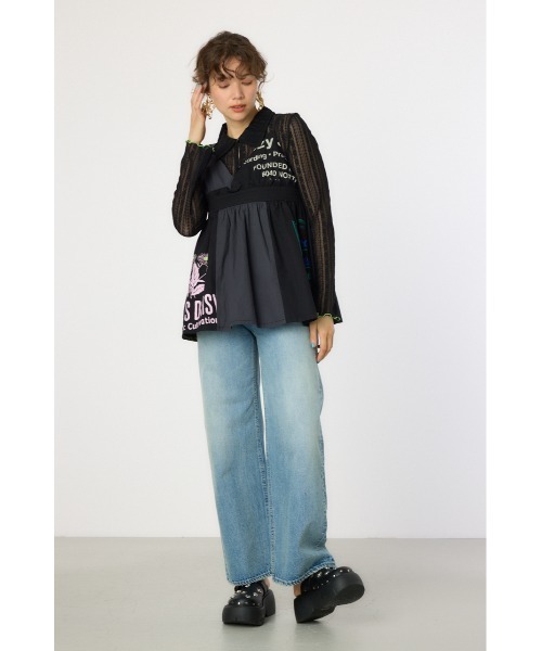 RODEO CROWNS WIDE BOWL（ロデオクラウンズワイドボウル）の「カスタムキャミソール（キャミソール・レディース・ブルー/ブラック系その他/ホワイト系その他・FREE）」の8枚目の写真