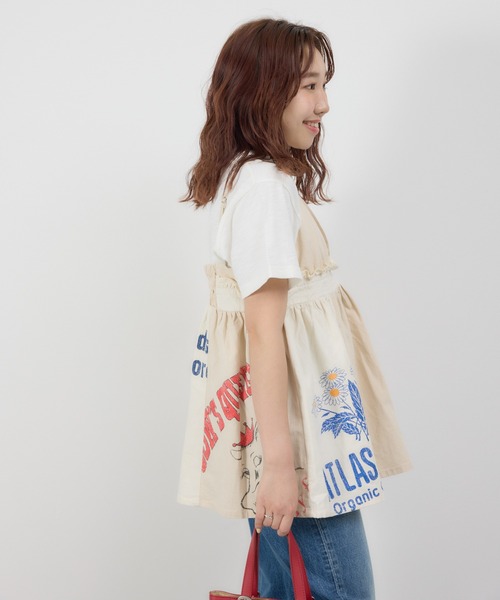 d.i.a.♡スカル×クラウン柄キャミソール ロデオクラウンズ ワイドボウル RODEO CROWNS WIDE BOWL FLOWER