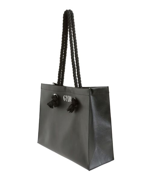 GYDA（ジェイダ）の「GYDAロープLフェイクレザートートBAG（トートバッグ・レディース・ブラック・FREE）」の9枚目の写真