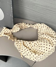 HALEY PESCA | HALEY PESCA/ドット柄　ギャザーショルダーバッグ(ショルダーバッグ)