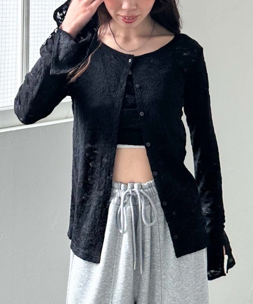 archives（アルシーヴ）の「タックビスチェレースアンサンブル（アンサンブル・レディース・ベージュ/アイボリー/ブラック・MEDIUM）」の6枚目の写真