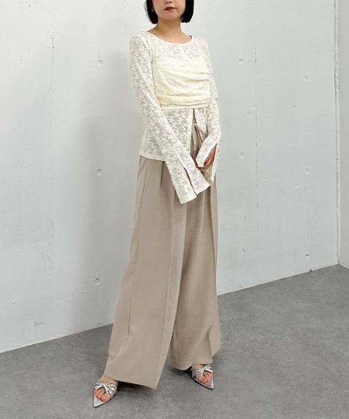 archives（アルシーヴ）の「タックビスチェレースアンサンブル（アンサンブル・レディース・ベージュ/アイボリー/ブラック・MEDIUM）」の17枚目の写真