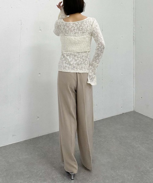 archives（アルシーヴ）の「タックビスチェレースアンサンブル（アンサンブル・レディース・ベージュ/アイボリー/ブラック・MEDIUM）」の19枚目の写真