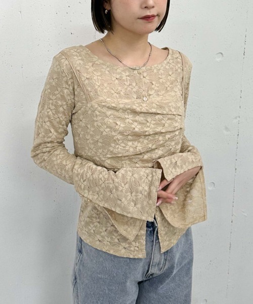 archives（アルシーヴ）の「タックビスチェレースアンサンブル（アンサンブル・レディース・ベージュ/アイボリー/ブラック・MEDIUM）」の22枚目の写真