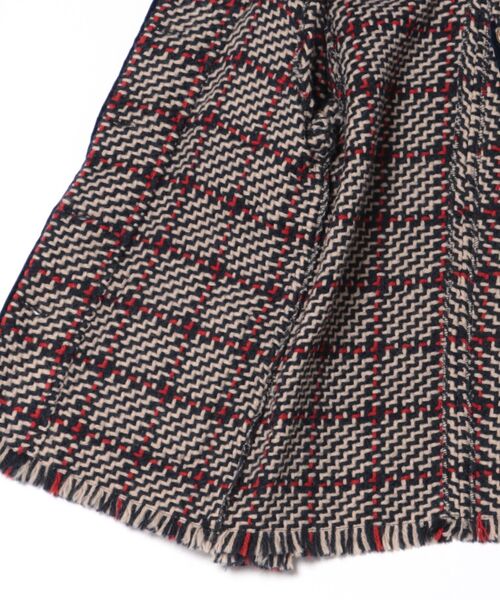 Jines（ジネス）の「ツィードノーカラージャケット【John branigan/ジョンブラニガン】（ノーカラージャケット・レディース・ネイビー・34）」の3枚目の写真