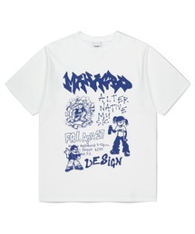 『mahagrid/マハグリッド』 STREET CREW TEE /ストリートクルー 半袖Tシャツ