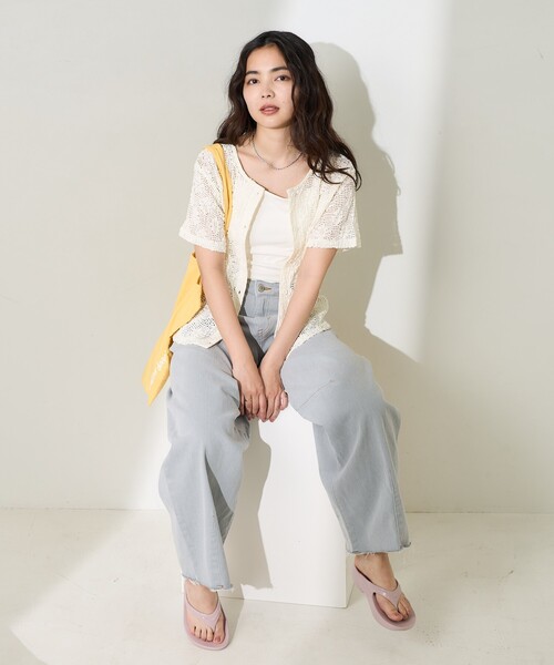Plage - miumiu　GALLARDAGALANTE アメスリリブキャミソール 2WAYリブキャミソール[品番：MKSW0057467]｜MURUA（ムルーア）の