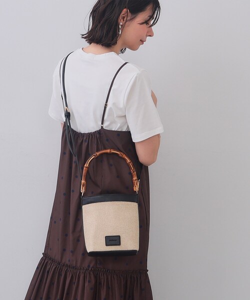 2WAY】デザインハンドルミニショルダーバッグ（ショルダーバッグ