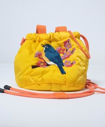 JOHN'S CLOSET（ジョンズクローゼット）の「【22】〔HOUSTON/ヒューストン〕バリエーションエンブロイダリー キルティング巾着バッグ/エフェクトバッグ CAT BIRD（ハンドバッグ）」