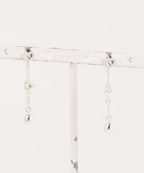 CHARLES & KEITH(チャールズ & キース)の「Orinda オランダ クリスタルドロップピアス(ピアス(両耳用)・レディース・ゴールド/シルバー・FREE)」の6枚目の写真