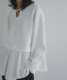 MANOF | DOCKING PEPLUM TOPS(Tシャツ/カットソー)