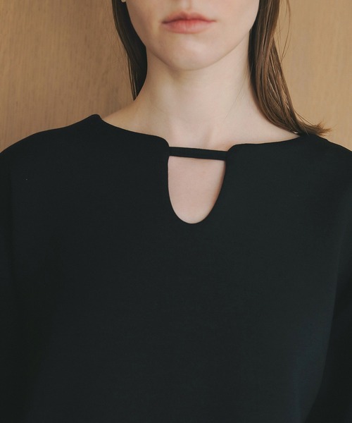 MANOF(マノフ)の「DOCKING PEPLUM TOPS(Tシャツ/カットソー・レディース・ブラック/ホワイト・FREE)」の17枚目の写真