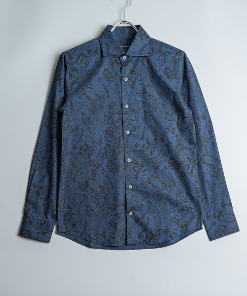 セール】日本製 フラワー ペイズリー プリント ホリゾンタル カラー