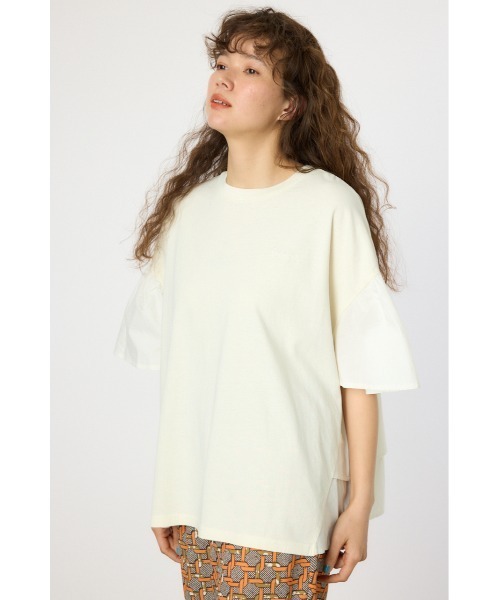 RODEO CROWNS WIDE BOWL（ロデオクラウンズワイドボウル）の「ピグメントバックフリルトップス（その他トップス・レディース・グリーン/ブラック/ライトピンク/オフホワイト・FREE）」の22枚目の写真