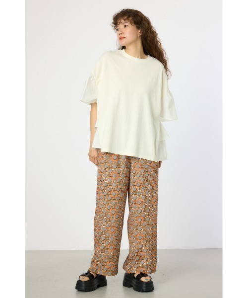 RODEO CROWNS WIDE BOWL（ロデオクラウンズワイドボウル）の「ピグメントバックフリルトップス（その他トップス・レディース・グリーン/ブラック/ライトピンク/オフホワイト・FREE）」の19枚目の写真