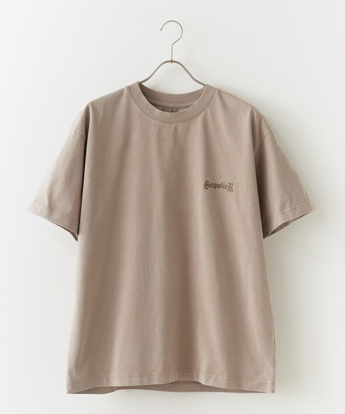 SUPPLIER(サプライヤー)の「SUPPLIER/サプライヤー Vintage Wash Melt Cross Rhinestone Tee Tシャツ(Tシャツ/カットソー・メンズ・ブラック/ベージュ・M/L/XL)」の12枚目の写真