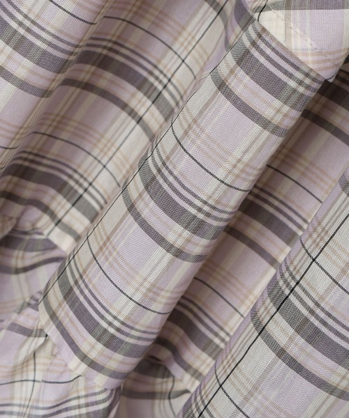 an another angelus（アンアナザーアンジェラス）の「【セットアップ対応】チェックティアードロングスカート/ fint　フィント（スカート・レディース・ホワイト×ブルー/ホワイト×パープル・FREE）」の5枚目の写真