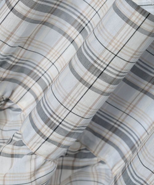 an another angelus（アンアナザーアンジェラス）の「【セットアップ対応】チェックティアードロングスカート/ fint　フィント（スカート・レディース・ホワイト×ブルー/ホワイト×パープル・FREE）」の4枚目の写真