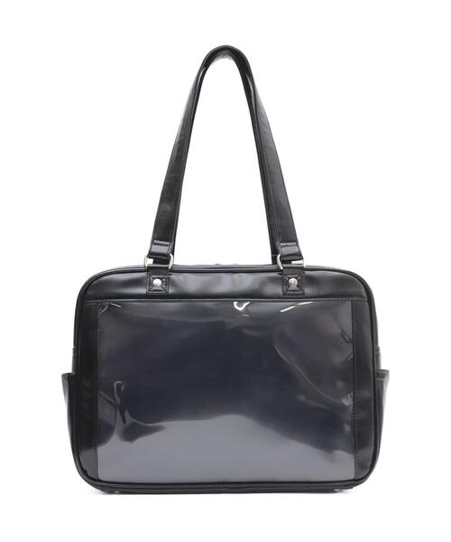 WEGO（ウィゴー）の「WEGO/スクールボストン痛バッグ（トートバッグ・レディース・ホワイト/ブラック・FREE）」の7枚目の写真