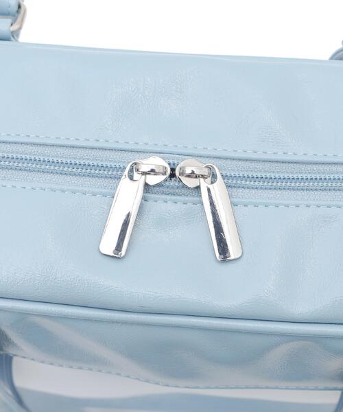 WEGO（ウィゴー）の「WEGO/スクールボストン痛バッグ（トートバッグ・レディース・ホワイト/ブラック・FREE）」の14枚目の写真