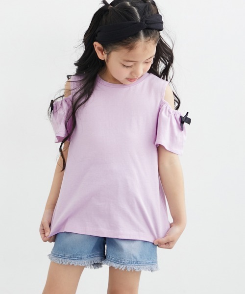 QUNTSTYLE(キュントスタイル)の「選べるデザイン半袖Tシャツ(Tシャツ/カットソー・キッズ・ホワイト系/ベージュ系/ブラック系/ミント/ラベンダー/ネイビー・120/110/130/100/160/150/140)」の6枚目の写真