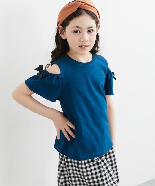 QUNTSTYLE(キュントスタイル)の「選べるデザイン半袖Tシャツ(Tシャツ/カットソー・キッズ・ホワイト系/ベージュ系/ブラック系/ミント/ラベンダー/ネイビー・120/110/130/100/160/150/140)」の5枚目の写真