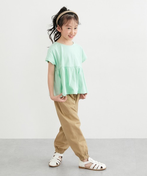 QUNTSTYLE(キュントスタイル)の「選べるデザイン半袖Tシャツ(Tシャツ/カットソー・キッズ・ホワイト系/ベージュ系/ブラック系/ミント/ラベンダー/ネイビー・120/110/130/100/160/150/140)」の19枚目の写真