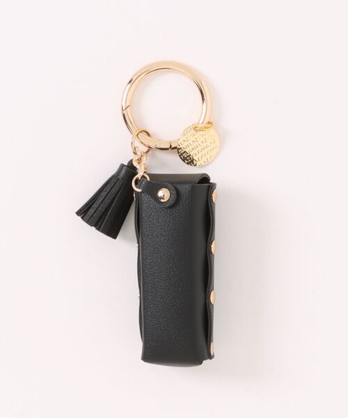 LAZY SUSAN（レイジースーザン）の「チャームリップリップ２（キーホルダー・レディース・ライトグリーン/ブラック/グレー/ライトイエロー・FREE）」の5枚目の写真