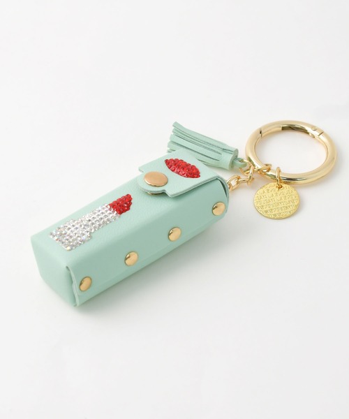 LAZY SUSAN（レイジースーザン）の「チャームリップリップ２（キーホルダー・レディース・ライトグリーン/ブラック/グレー/ライトイエロー・FREE）」の10枚目の写真