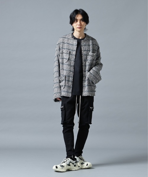 DankeSchon/ダンケシェーン/PREMIUM SUPER STRETCH TC BLACK FLAP ZIP