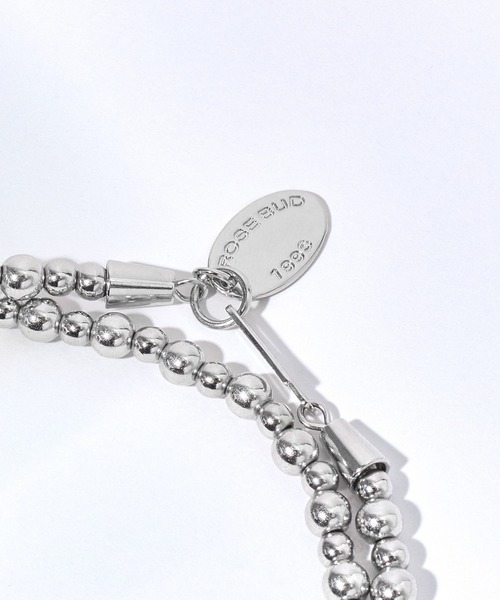 ROSE BUD（ローズバッド）の「BEADS 100cm LONG NECKLACE（ネックレス・レディース・シルバー・ONE SIZE）」の4枚目の写真