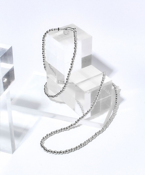 ROSE BUD（ローズバッド）の「BEADS 100cm LONG NECKLACE（ネックレス・レディース・シルバー・ONE SIZE）」の6枚目の写真