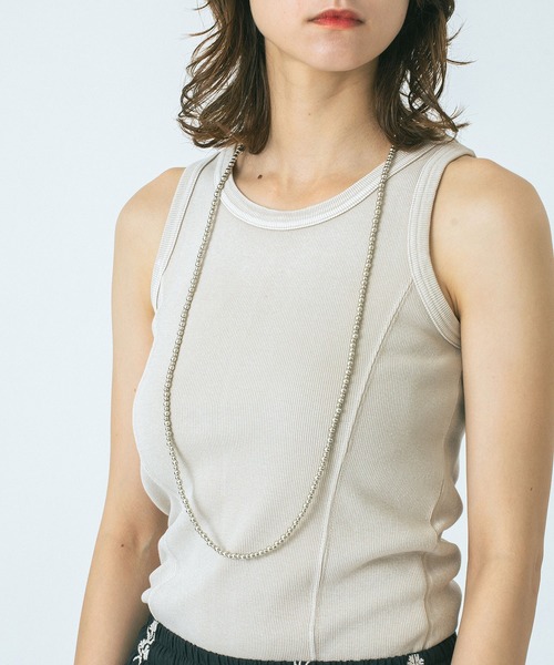 ROSE BUD（ローズバッド）の「BEADS 100cm LONG NECKLACE（ネックレス・レディース・シルバー・ONE SIZE）」の10枚目の写真