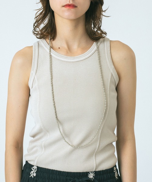 ROSE BUD（ローズバッド）の「BEADS 100cm LONG NECKLACE（ネックレス・レディース・シルバー・ONE SIZE）」の11枚目の写真