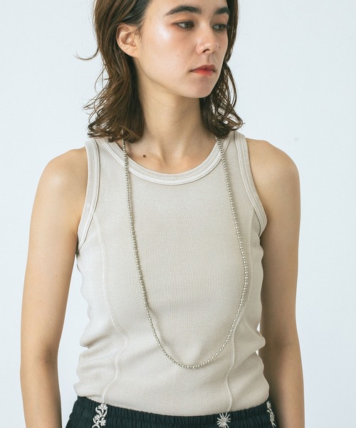 ROSE BUD（ローズバッド）の「BEADS 100cm LONG NECKLACE（ネックレス・レディース・シルバー・ONE SIZE）」の12枚目の写真
