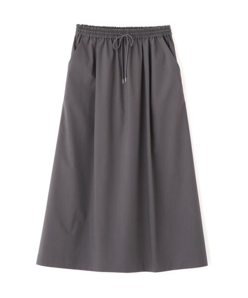 human woman（ヒューマンウーマン）の「◆【撥水・ストレッチ】コットンポリエステルウェザードローストリングタックスカート（スカート・レディース・グレー系その他/ベージュ系その他2・MEDIUM）」の17枚目の写真