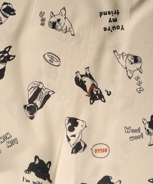 make a ray!（メイク ア レイ！）の「【70】接触冷感 総柄プリント 半袖シャツ/ユニセックス/イヌ/ネコ/シャーク/ペンギン/ラムネ/アイスキャンディー（シャツ/ブラウス・メンズ・ブラック系その他2/ブラック系その他3/ブラック系その他/ホワイト系その他2/ホワイト系その他3/ホワイト系その他4/ブルー系その他/ホワイト系その他/ミント/グリーン/ブルー/サックスブルー/ブラック/ネイビー/ホワイト/ベージュ・M/L）」の21枚目の写真
