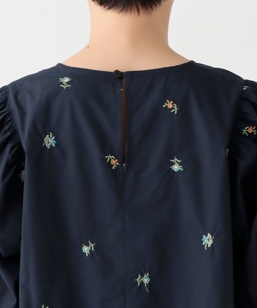 新品　アフターヌーンティー　刺繍ブラウス　シャツ　カットワーク セール】刺繍切替ブラウス/MAISON SAJOU（シャツ/ブラウス