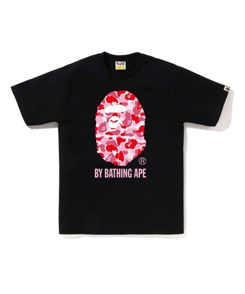 A BATHING APE ★ ABC CAMO COLLEG Tシャツ エイプ カモ ロゴ ◇【A BATHING APE】ABC CAMO COLLEG Tシャツ 要在庫確認 (A