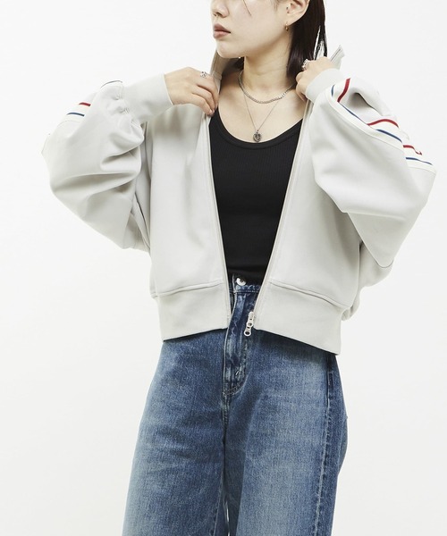 SIDE LINE SHORT TRACK JACKET(WOMEN'S)（ジャージ）｜CONVERSE