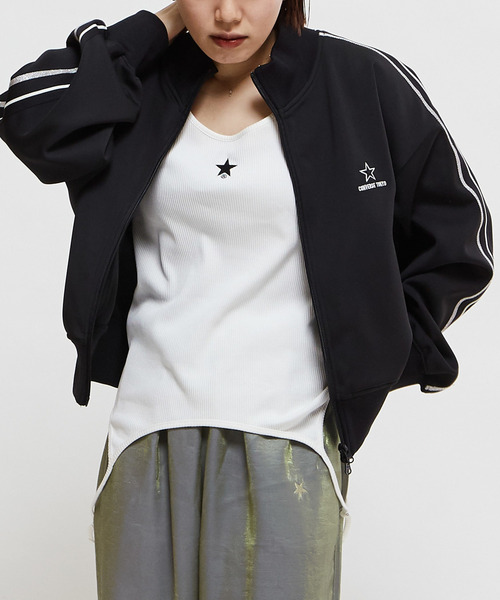 SIDE LINE SHORT TRACK JACKET(WOMEN'S)（ジャージ）｜CONVERSE