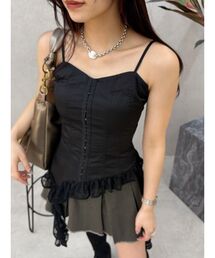 EVRIS | レースフリルキャミソール(キャミソール)