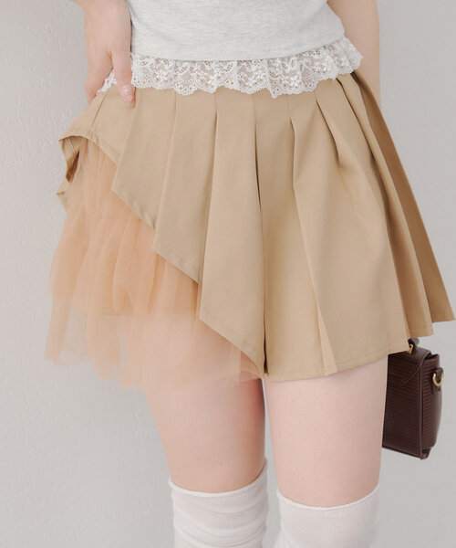 【関税込み】Miista ベージュ Maru ミニスカート ボックスタックミニスカート/MM517208 – MISCH MASCH|31 Sons de