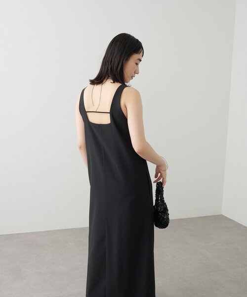 Omekashi（オメカシ）の「スクエアノースリワンピース（ワンピース・レディース・キャメル/ブラック・38/36）」の12枚目の写真