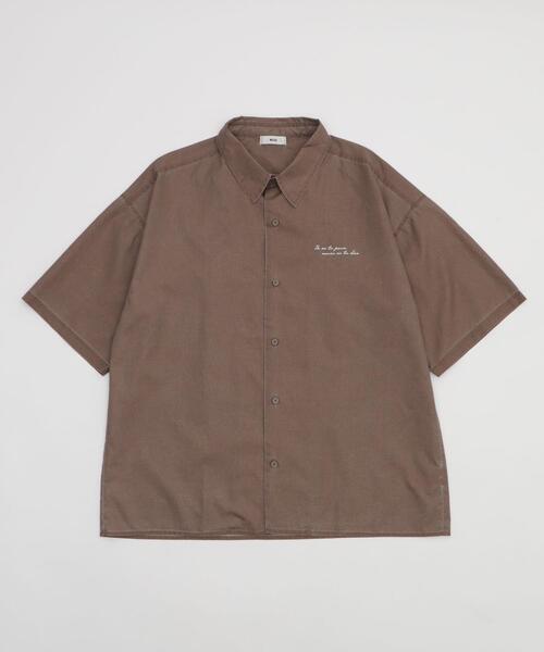 WEGO（ウィゴー）の「WEGO/ピグメントDRYシャツ（シャツ/ブラウス・メンズ・ブラウン系その他/グレー系その他・MEDIUM/LARGE）」の19枚目の写真