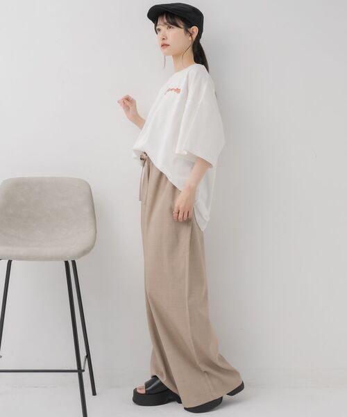 RETRO GIRL（レトロガール）の「アソートグラフィックBIGTEE（Tシャツ/カットソー・レディース・ホワイト系その他/オフホワイト/チャコールグレー/ブラック・FREE）」の11枚目の写真